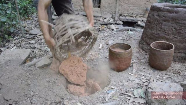 Foto - Doğadaki malzemelerden öyle bir şey yaptı ki!