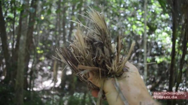 Foto - Doğadaki malzemelerden öyle bir şey yaptı ki!