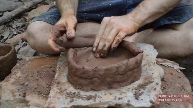 Foto - Doğadaki malzemelerden öyle bir şey yaptı ki!