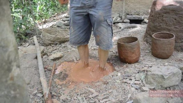 Foto - Doğadaki malzemelerden öyle bir şey yaptı ki!