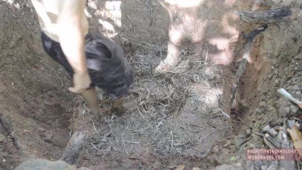 Foto - Doğadaki malzemelerden öyle bir şey yaptı ki!