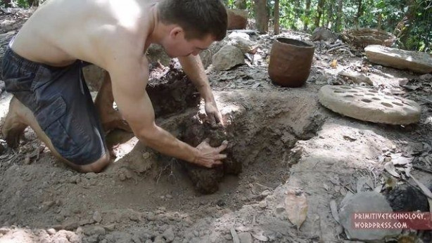 Foto - Doğadaki malzemelerden öyle bir şey yaptı ki!