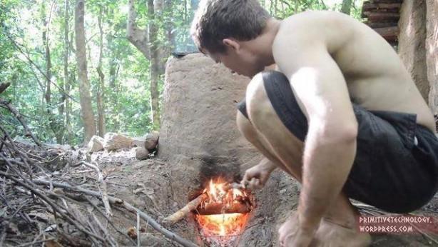 Foto - Doğadaki malzemelerden öyle bir şey yaptı ki!