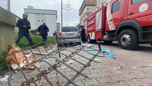Foto - Doğal gaz bomba gibi patladı! Ortalık savaş alanına döndü