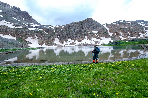 Foto - Doğaseverler buzul gölünü keşfetti