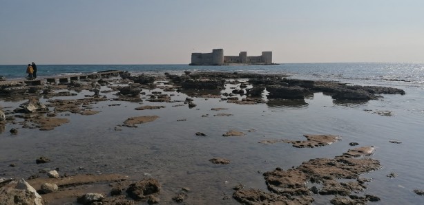 Doğu Akdeniz'de deniz böyle çekildi!