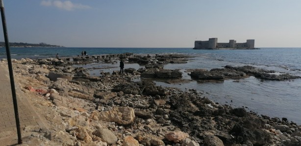 Foto - Doğu Akdeniz'de deniz böyle çekildi!