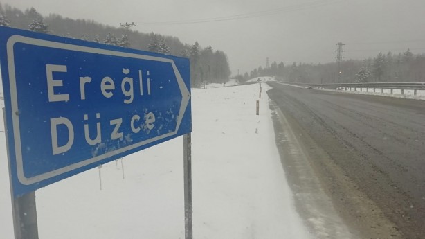 Foto - Doğu Marmara ve Batı Karadeniz'de kar etkisini gösteriyor