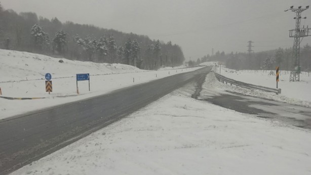 Foto - Doğu Marmara ve Batı Karadeniz'de kar etkisini gösteriyor