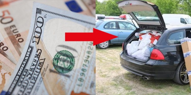 Dolar ve Euro artınca Türkiye'ye akın ettiler! Arabaların bagajlarını doldurup doldurup gidiyorlar