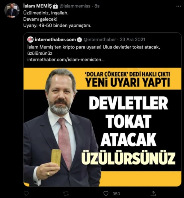 Foto - Dolar ve kripto paranın çökeceğini bilen İslam Memiş'ten otomobil fiyatları bombası! 