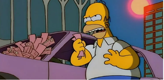 Foto - Doları olanların yüreği bu sahneyi kaldırmayabilir! The Simpsons'tan 'yok artık' dedirten dolar tahmini