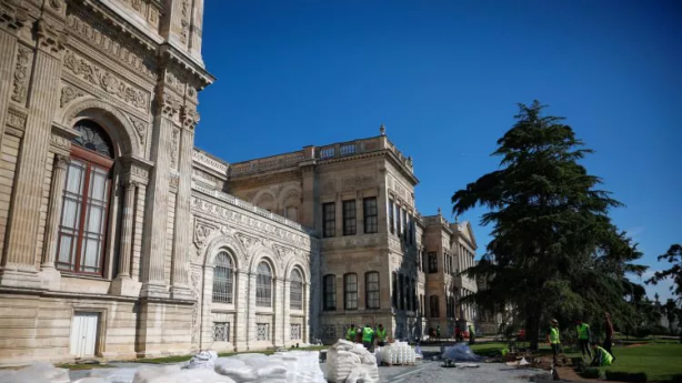 Foto - Dolmabahçe Sarayı'nda altyapı çalışması