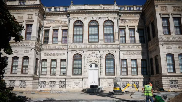 Foto - Dolmabahçe Sarayı'nda altyapı çalışması