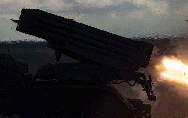 Foto - Donetsk cephesi böyle görüntülendi! 'Düşman hedeflerine yoğun atış yapıyoruz'