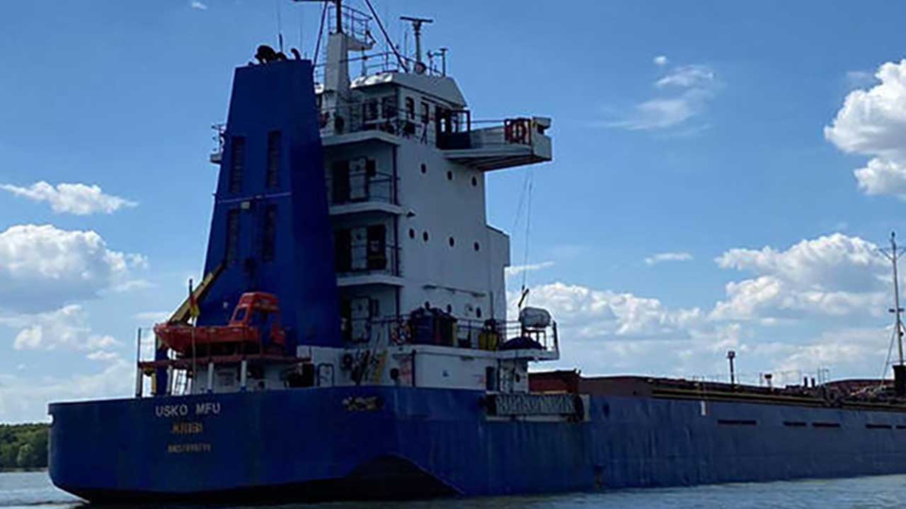 Foto - Dost ülke Türk gemisine el koydu