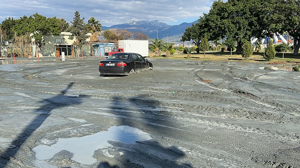 Foto - Dron ile görüntülendi! Deniz seviyesi böyle yükseldi
