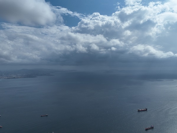 Foto - Dron ile görüntülendi! İstanbul'da bulutlar mest etti