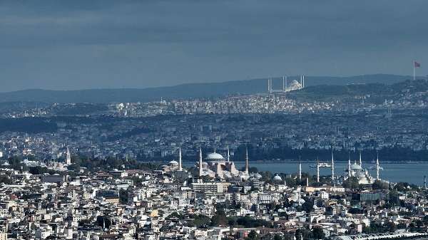 Foto - Dron ile görüntülendi! İstanbul'da bulutlar mest etti