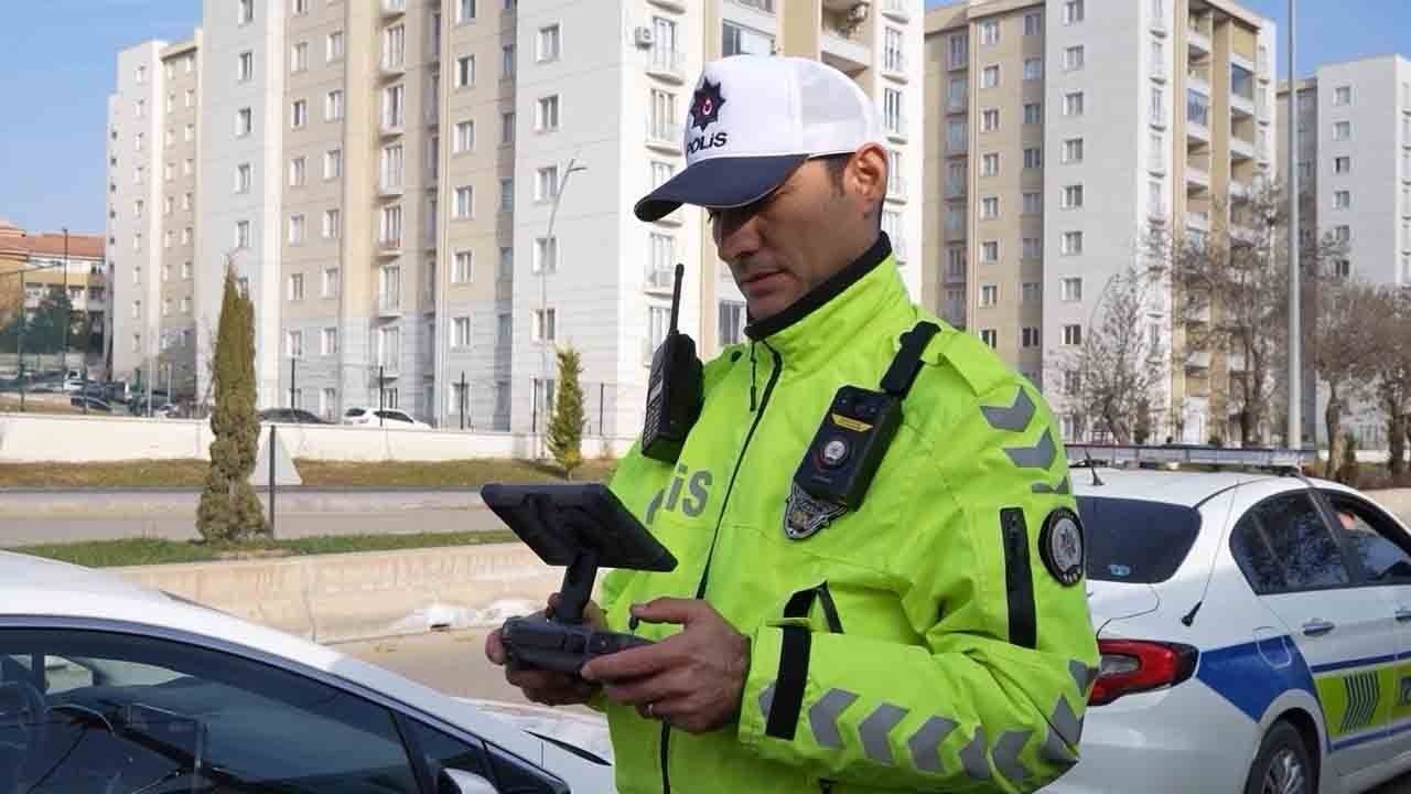 Dronlu denetimde kaçış taktiği işe yaramadı: Ehliyetsiz sürücüye 80 bin lira ceza 