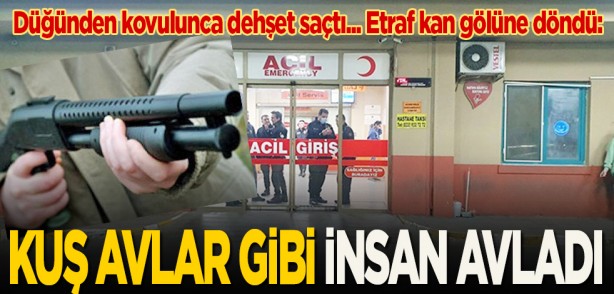 Düğünden kovulunca dehşet saçtı… Etraf kan gölüne döndü: Kuş avlar gibi insan avladı