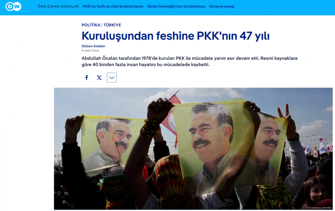 Foto - Dünya basını PKK’nın silah bırakmasını böyle gördü: Tarihi dönüm noktası