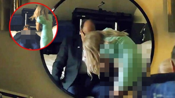 Foto - Dünya bu görüntüleri konuşuyor! Otel odasında büyük skandal