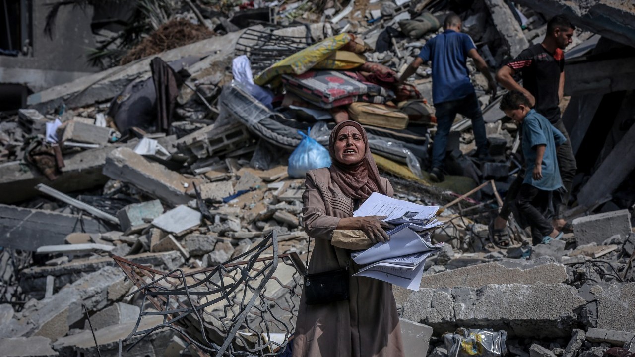 Foto - Dünya bu terörü izlemekle yetiniyor… Kara harekatına başlayan İsrail’den yeni bildiri!