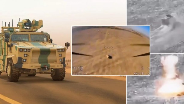 Dünya bunu konuşuyor! Rus İHA'ları defalarca Türk zırhlısı Kirpi'yi hedef alıp bakın neden patlatamadı