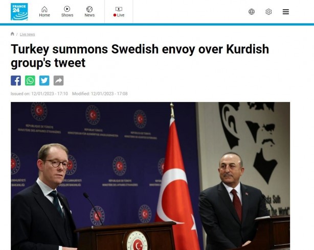 Foto - Dünya bunu konuşuyor! "Türkiye İsveç'i azarladı"