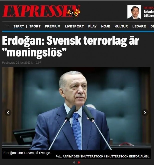 Foto - Dünya Erdoğan'ın İsveç restini konuşuyor! Yeşil ışık için tek bir şartı var