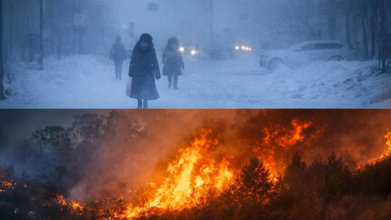 Dünya kıyameti yaşıyor! Bir taraf donarken, diğer taraf yanıyor: İnsanlık çaresiz