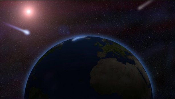 Foto - Dünya kıyameti yaşıyordu! Göktaşı ramak kala yön değiştirdi