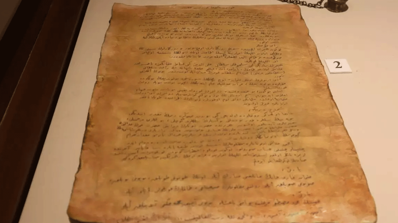 Dünya peşinden koşuyor! Osman Gazi adına okutulan ilk hutbenin orijinal metni 