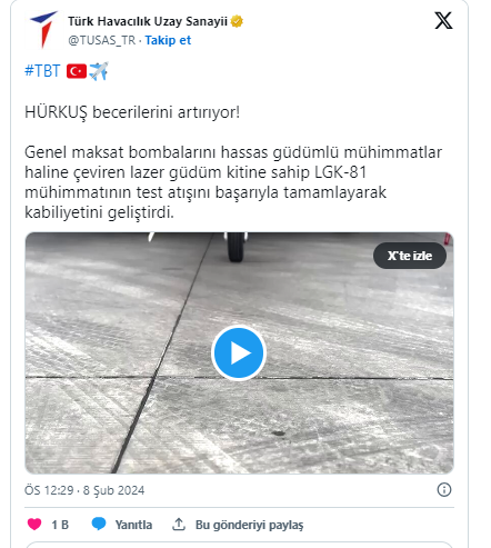 Foto - Dünya satın almak için sırada bekliyordu! TUSAŞ, 'HÜRKUŞ vurdu' diyerek Türkiye'ye duyurdu