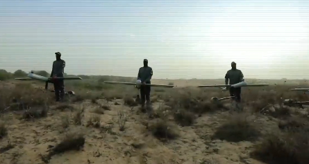 Foto - Dünya tir tir titriyor! Filistin'in İHA'ları sahneye çıktı