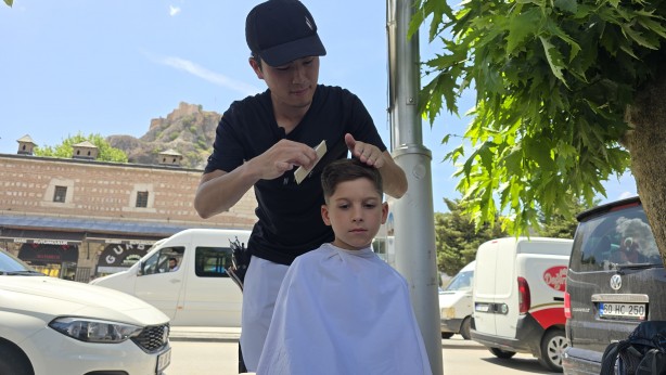 Foto - Dünya turuna çıkan gezginlerden unutulmaz jest! Japon çift Tokatlıları sevindirdi