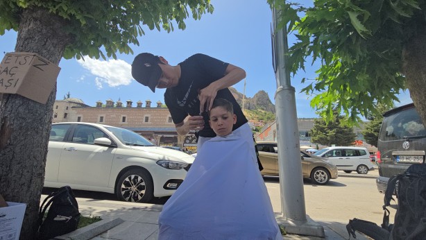 Foto - Dünya turuna çıkan gezginlerden unutulmaz jest! Japon çift Tokatlıları sevindirdi