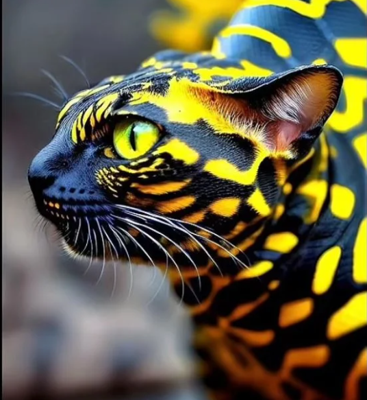 Foto - Dünya viral olan "yılan kedi"yi konuşuyor