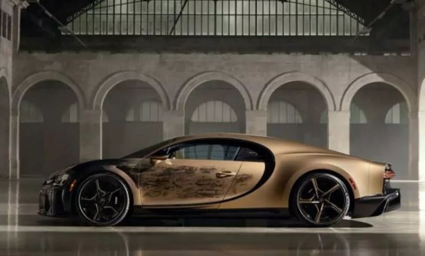 Dünyada eşi benzeri yok! Bugatti Chiron Super Sport Golden Era'nın yapımı 2 yıl sürdü