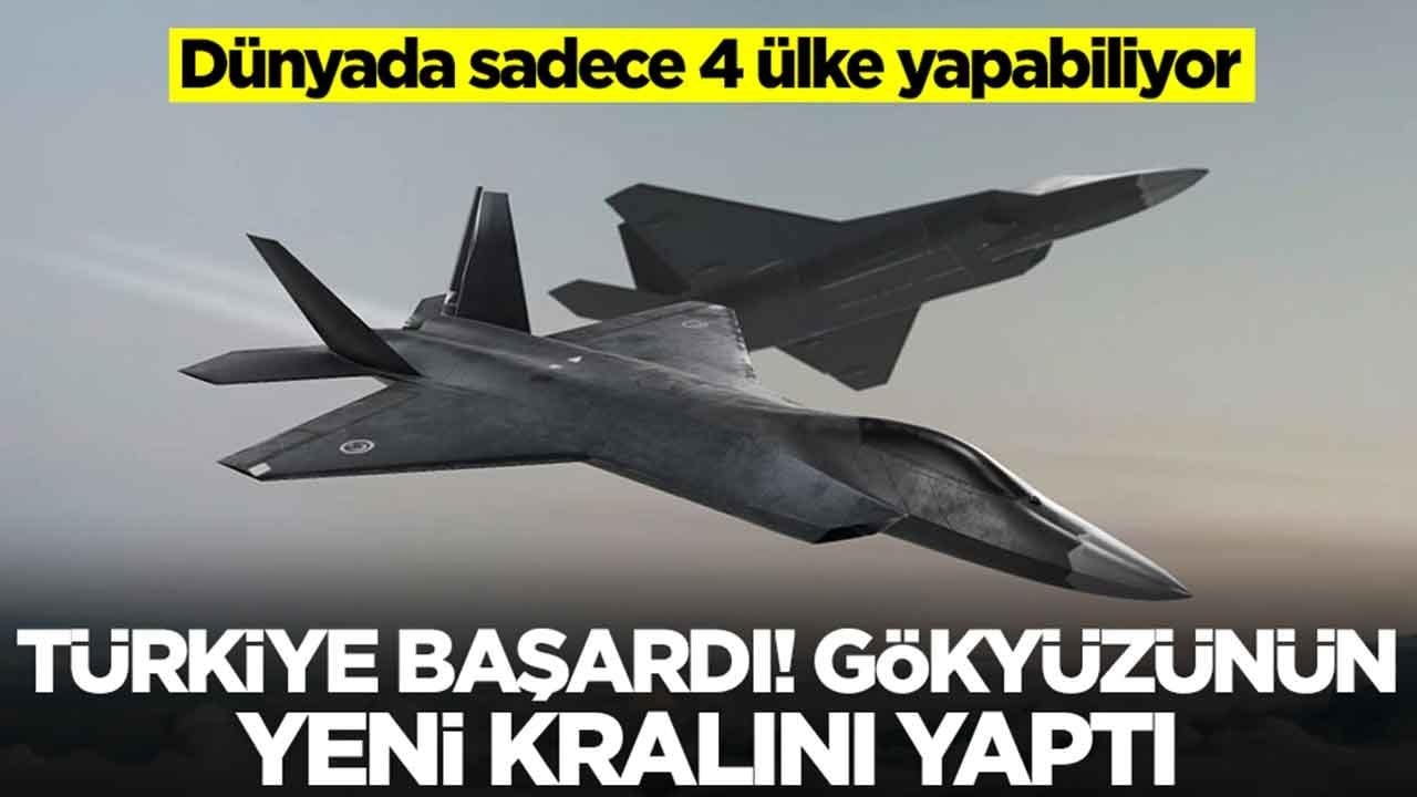 Dünyada sadece 4 ülke yapabiliyor: Türkiye başardı, gökyüzünün yeni kralını yaptı