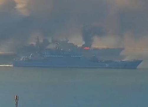 Foto - Dünyada son dakika! Rus denizaltısı ve savaş gemisi vuruldu