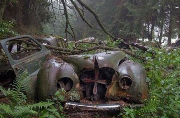 Foto - Dünyanın en büyük araba mezarlığı! Hikayesi çok ilginç!