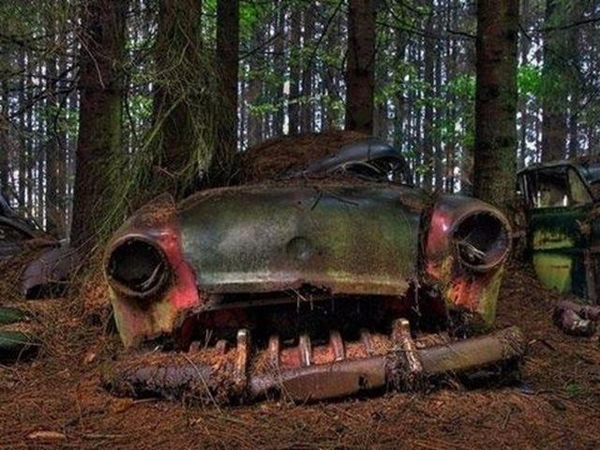 Foto - Dünyanın en büyük araba mezarlığı! Hikayesi çok ilginç!