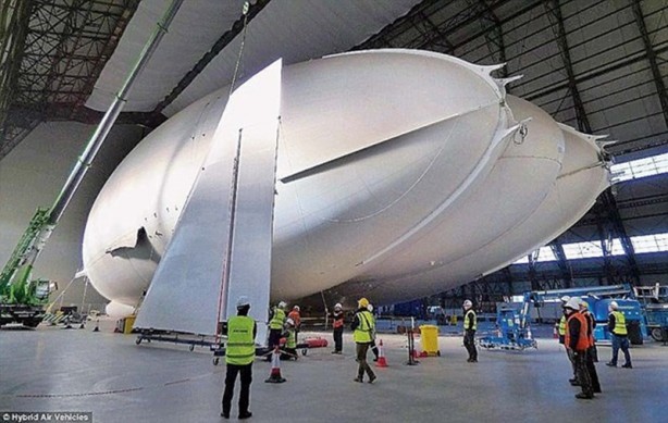Foto - Dünyanın en büyük hava aracı test uçuşu için gün sayıyor