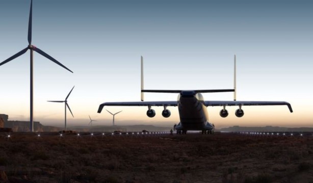 Dünyanın en büyük uçağı tanıtıldı! Petrol ve doğal gaza savaş açtılar