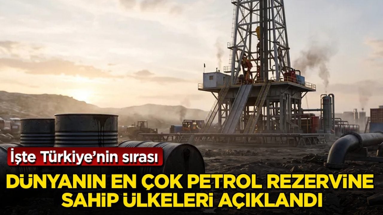 Dünyanın en çok petrol rezervine sahip ülkeleri açıklandı! İşte Türkiye’nin sırası
