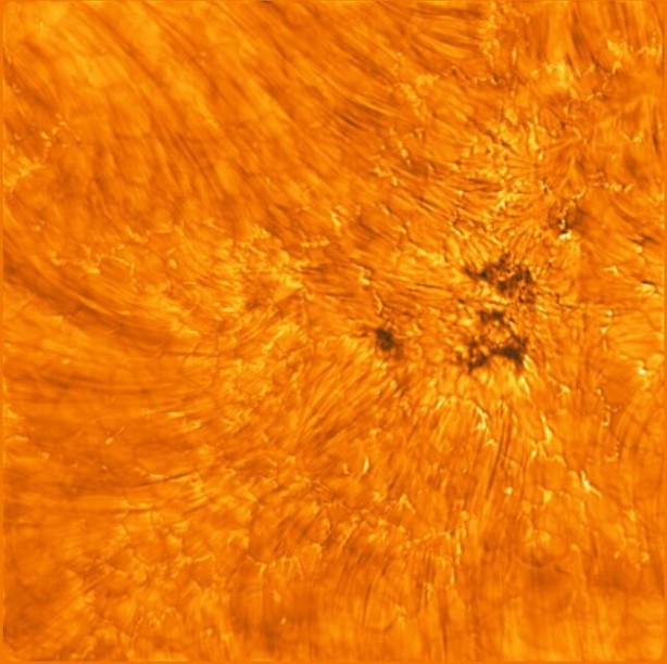 Foto - Dünyanın en güçlü teleskobu, Güneş'in yüzeyini fotoğrafladı!