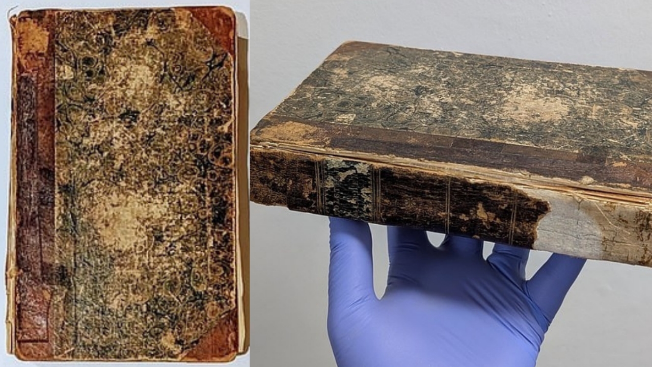 Dünyanın en ilginç kitabı bulundu! Hikayesini duyanın midesi bulandı! Kullanılan malzeme resmen şok etti
