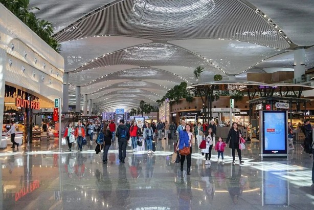 Foto - Dünyanın en iyisi seçilmişti... İstanbul Havalimanı'ndan gururlandıran tablo